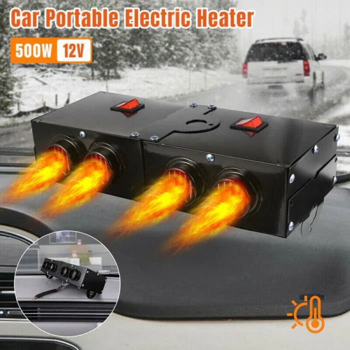 Portable 500W Electric Car Heater 12V Defroster