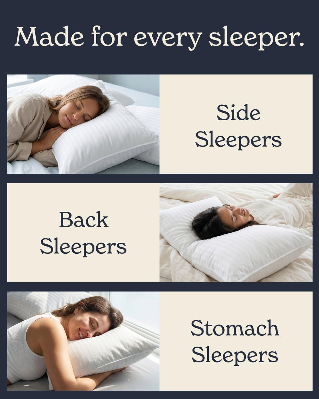 Beckham Hotel Collection Bed Pillows Queen Size Set of 2