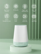 Momcozy Smart Baby Sound Machine with Night Light, White Noise Machine