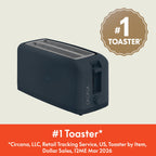 bella Fits-Anywhere™ 2-Slice Slim Toaster, Long Slot & Extra Wide, Oatmilk