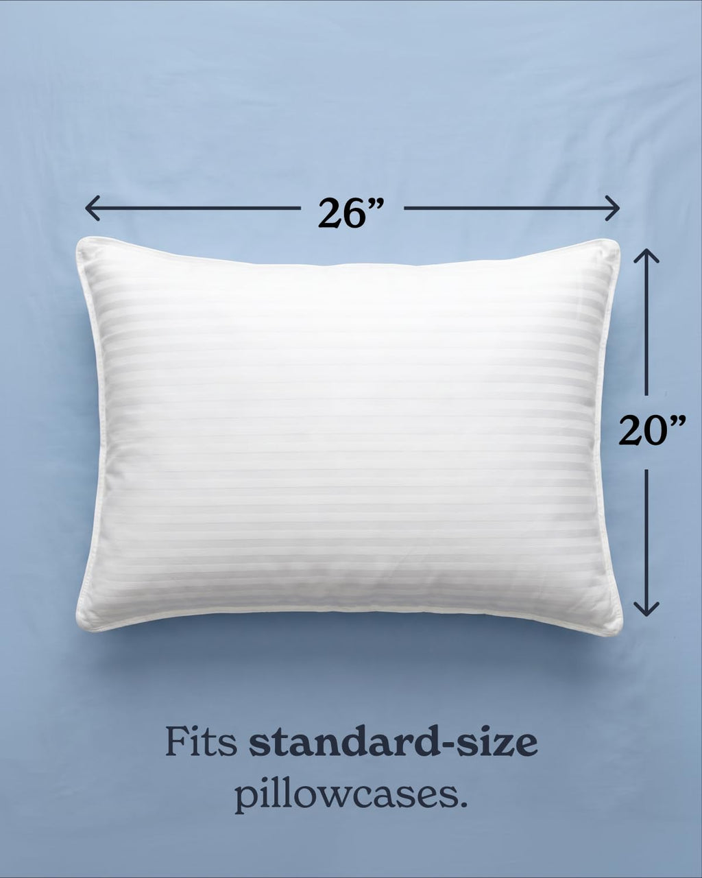 Beckham Hotel Collection Bed Pillows Queen Size Set of 2