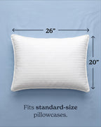 Beckham Hotel Collection Bed Pillows Queen Size Set of 2