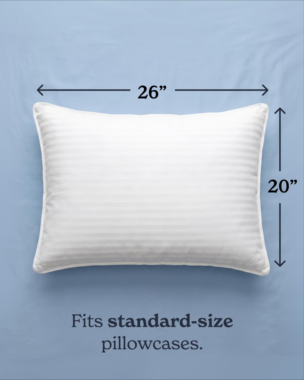 Beckham Hotel Collection Bed Pillows Queen Size Set of 2