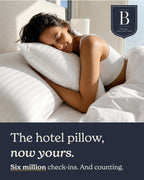Beckham Hotel Collection Bed Pillows Queen Size Set of 2