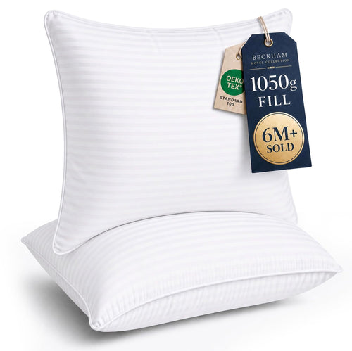 Beckham Hotel Collection Bed Pillows Queen Size Set of 2