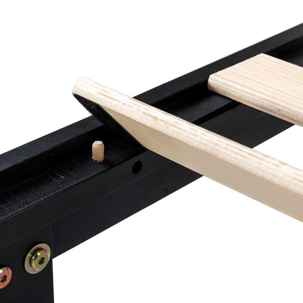 Mellow Naturalista Classic - 12 Inch Solid Wood Platform Bed with Wooden Slats, No Box Spring Needed, Easy Assembly, Queen, Pine