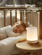 Momcozy Smart Baby Sound Machine with Night Light, White Noise Machine