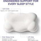Mellow CloudAlign Memory Foam Pillow for Neck & Shoulder Support, Standard