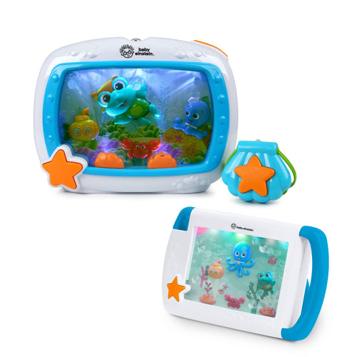 Baby Einstein Sea Dreams Soother Musical Crib Toy and Sound Machine, Pink, Newborn and up