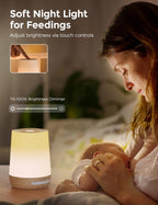 Momcozy Smart Baby Sound Machine with Night Light, White Noise Machine