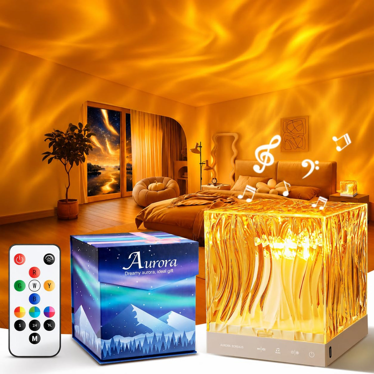 Ambient Lighting, 16 Colors Led Lights for Bedroom, Gift Ideas, Room Decor