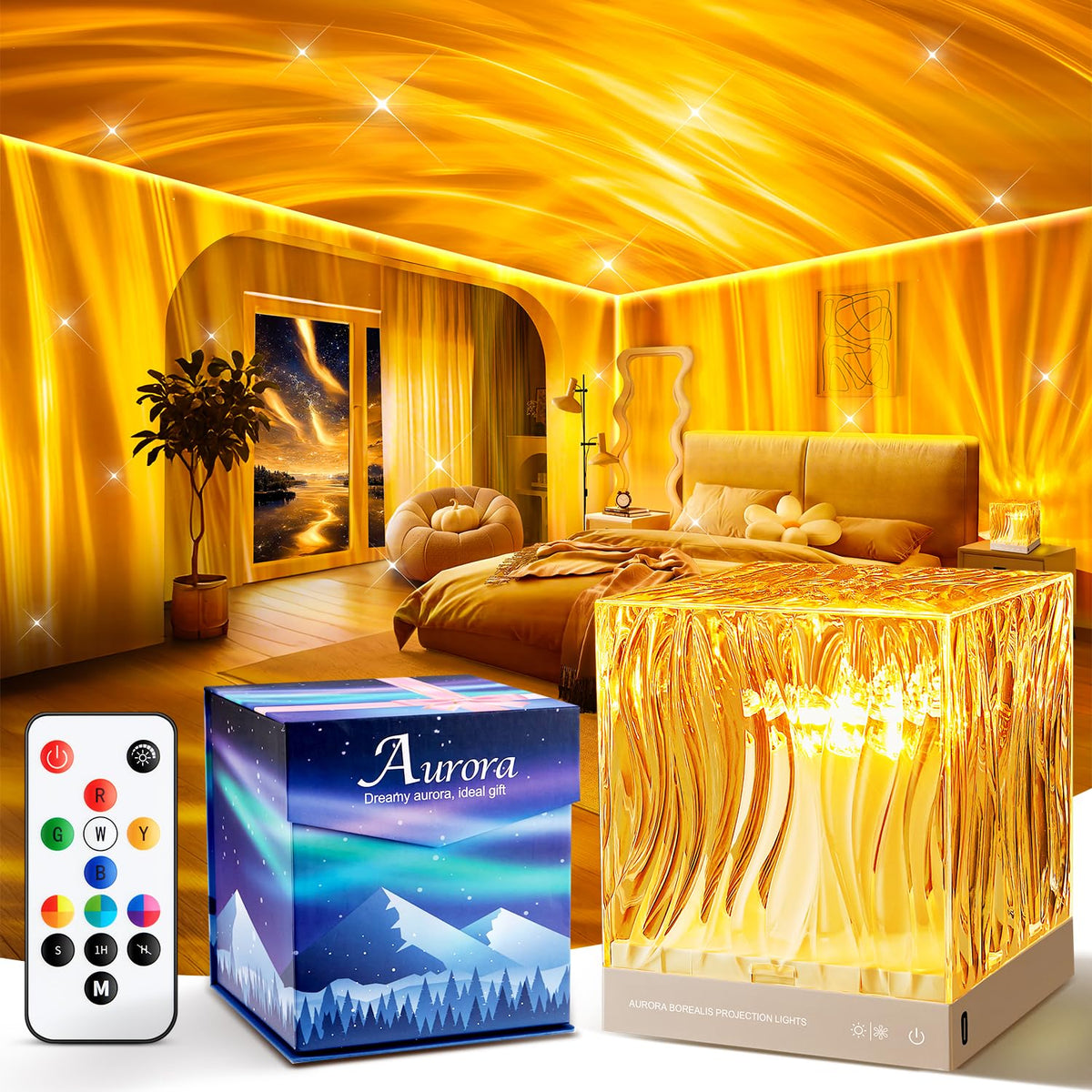 Ambient Lighting, 16 Colors Led Lights for Bedroom, Gift Ideas, Room Decor