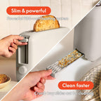 bella Fits-Anywhere™ 2-Slice Slim Toaster, Long Slot & Extra Wide, Oatmilk