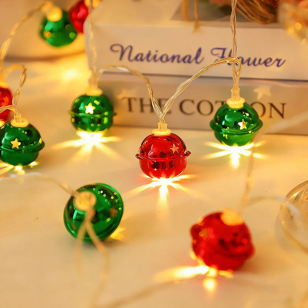 9.84 ft 20 LED Christmas Jingle Bell String Light