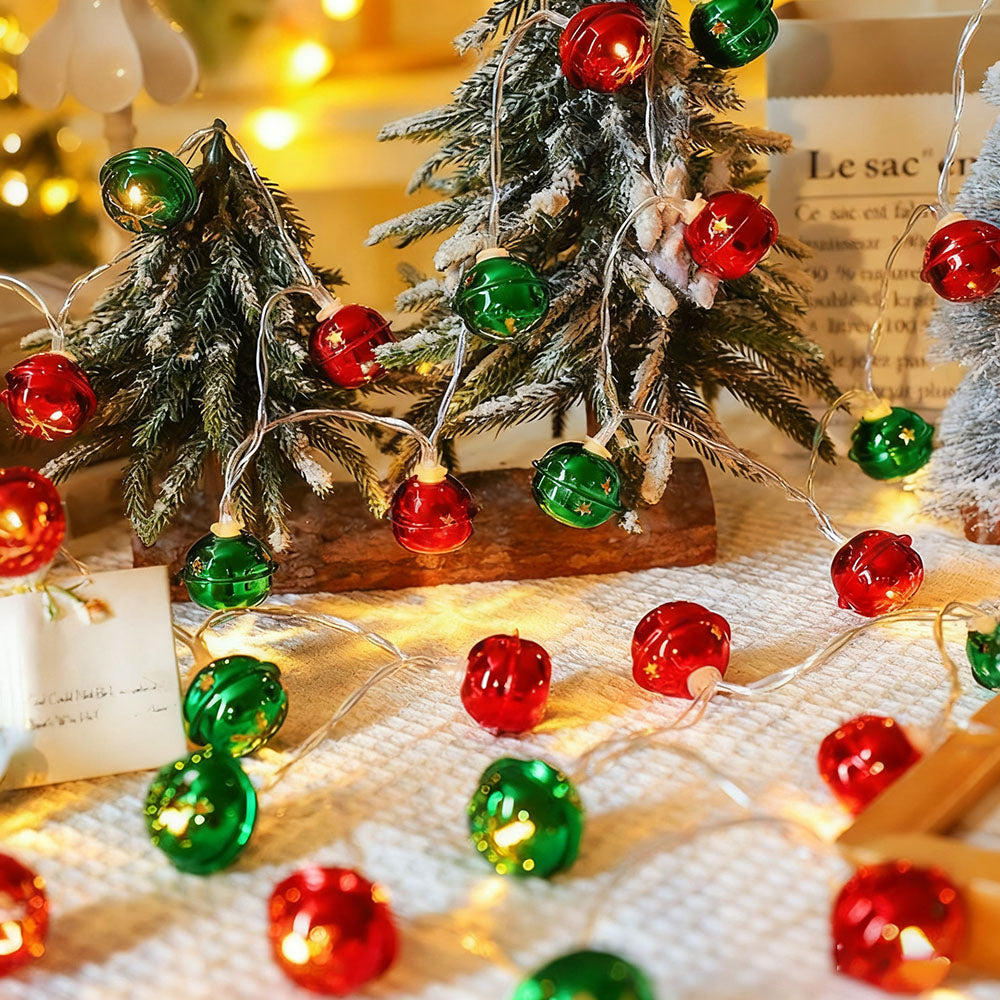 9.84 ft 20 LED Christmas Jingle Bell String Light