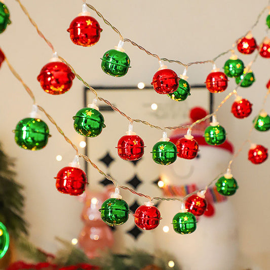 9.84 ft 20 LED Christmas Jingle Bell String Light