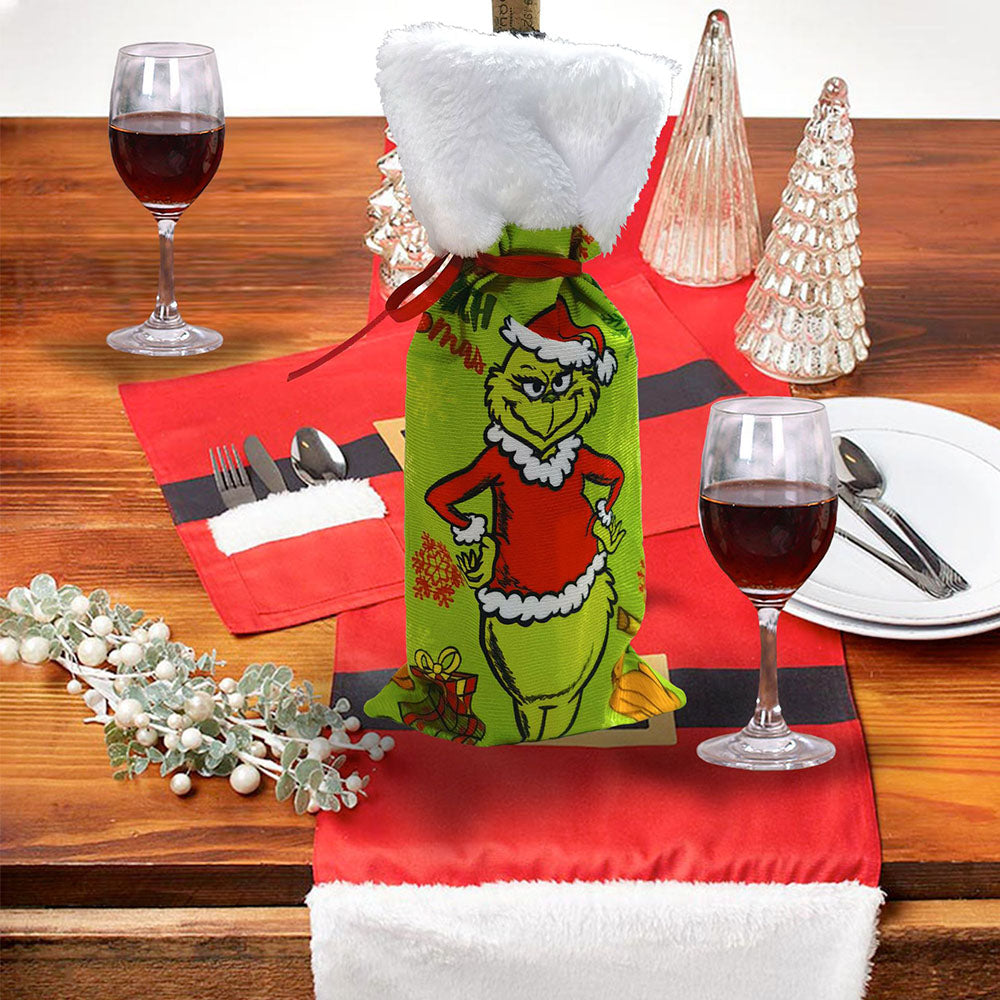 2 Pcs - Naughty Christmas Wine Bottle Cover