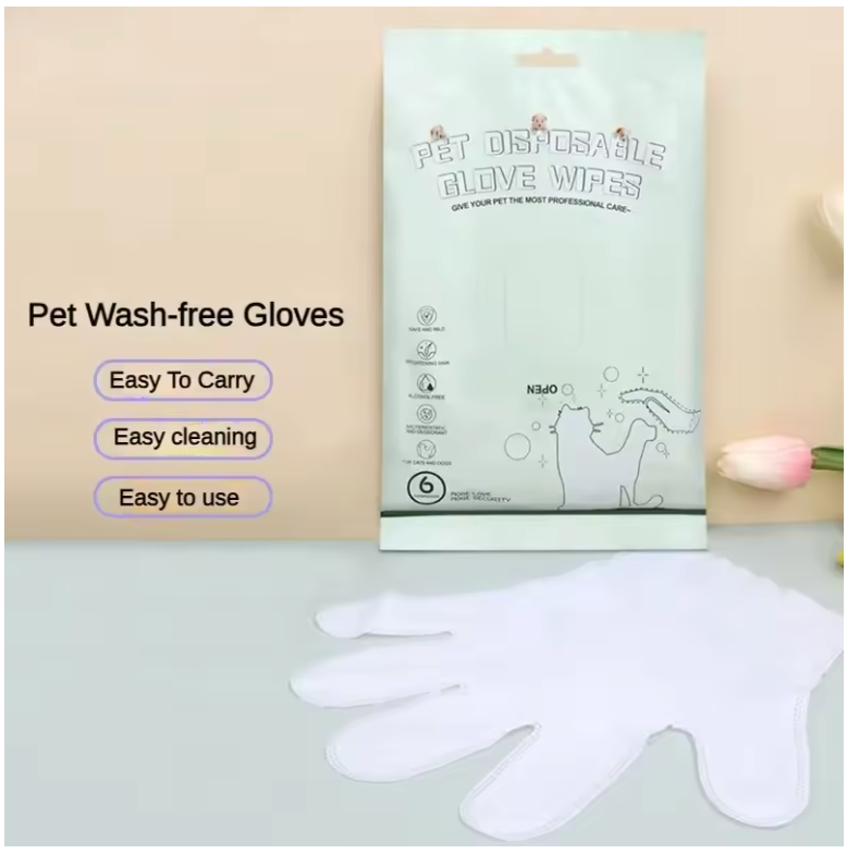 WagGlove™ - Natural Deodorizing Wipes for Sensitive Pets