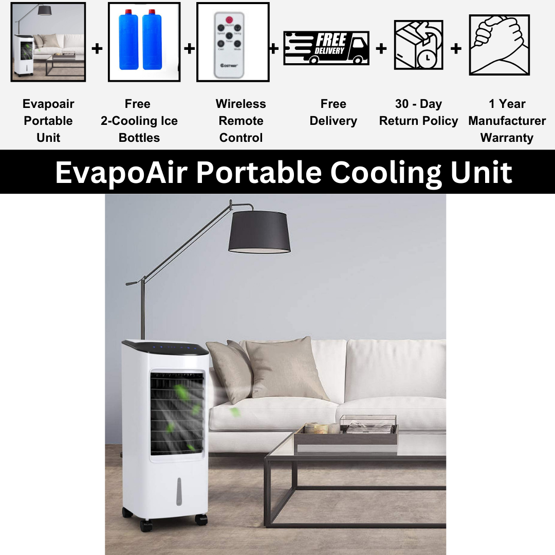 EvapoAir Ultra - Best Portable Air Cooling Unit(Windowless)