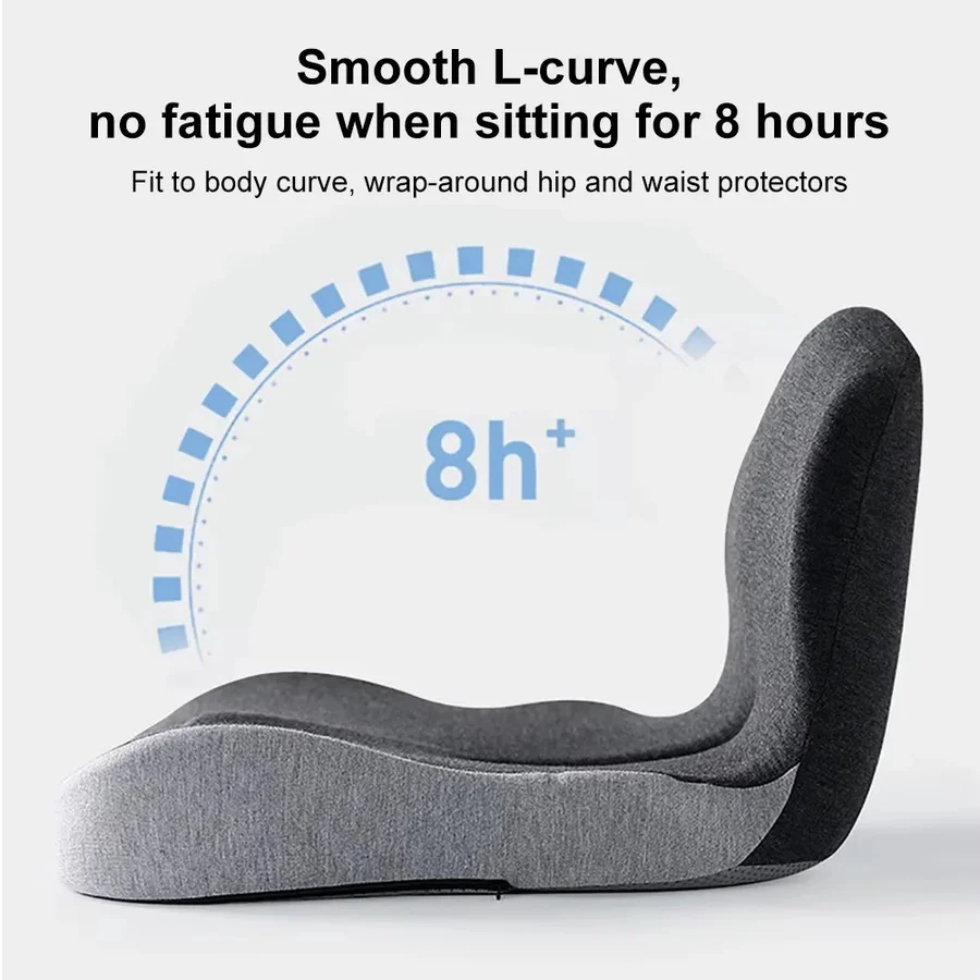 Memory Foam Lumbar Pillow Seat Cushion