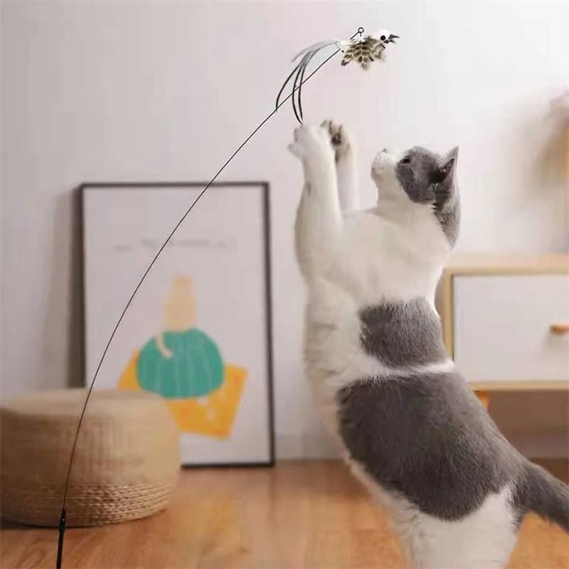 Bird Simulation Toy Set for Cats