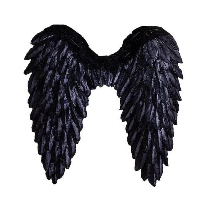 Feathered Angel Wings Costume