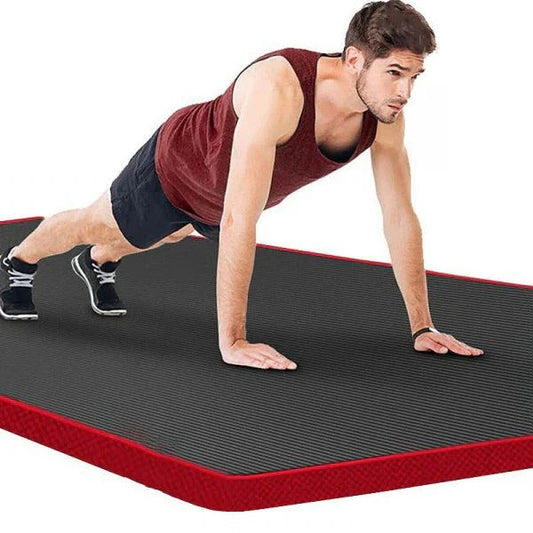 Men’s High Density Yoga and Exercise Mat with Extra Cushioning