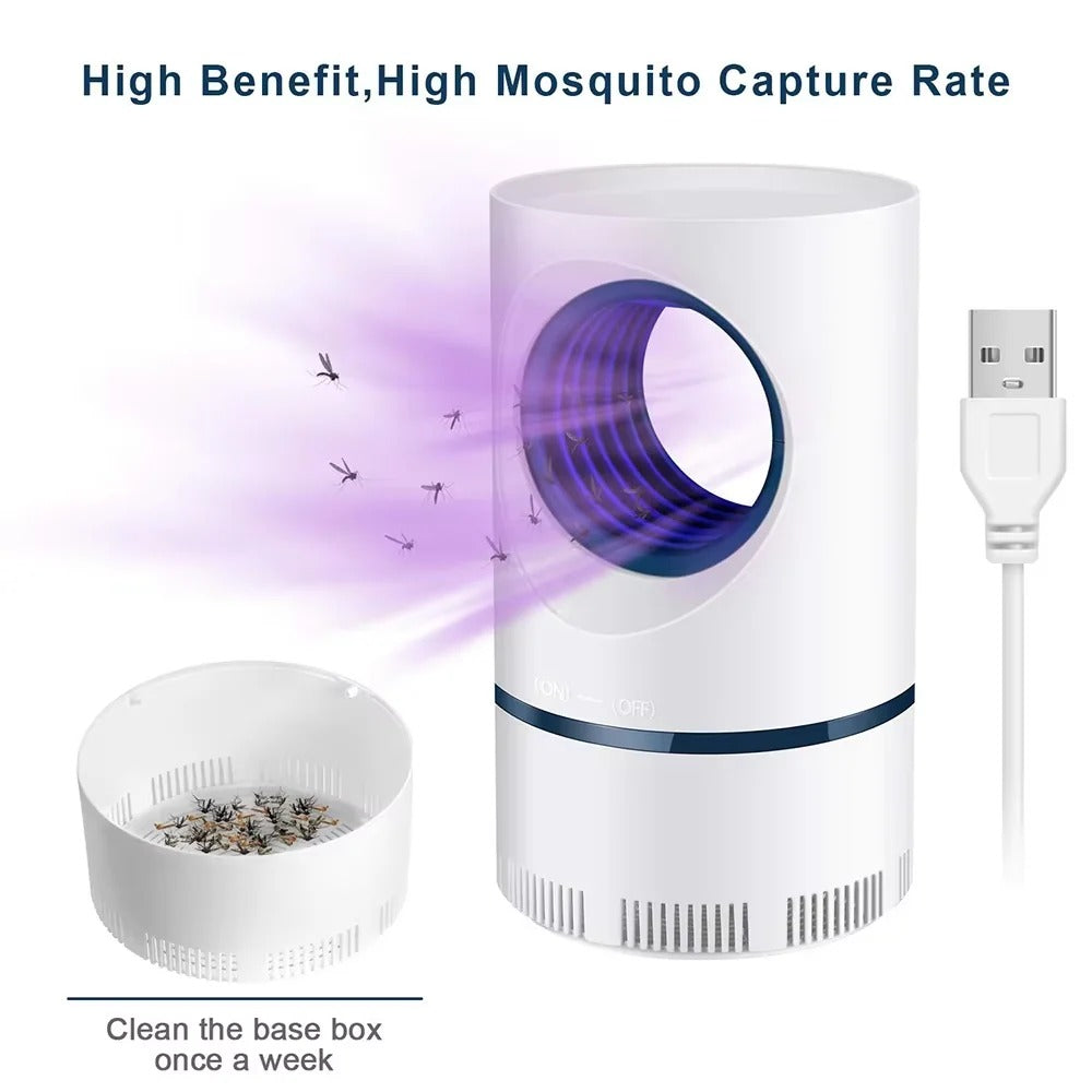 Electric LED Mosquito Trap Lamp for Indoor Insect Control
