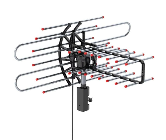 Rotating Dual Frequency TV Antenna For Outdoor Signal Reception