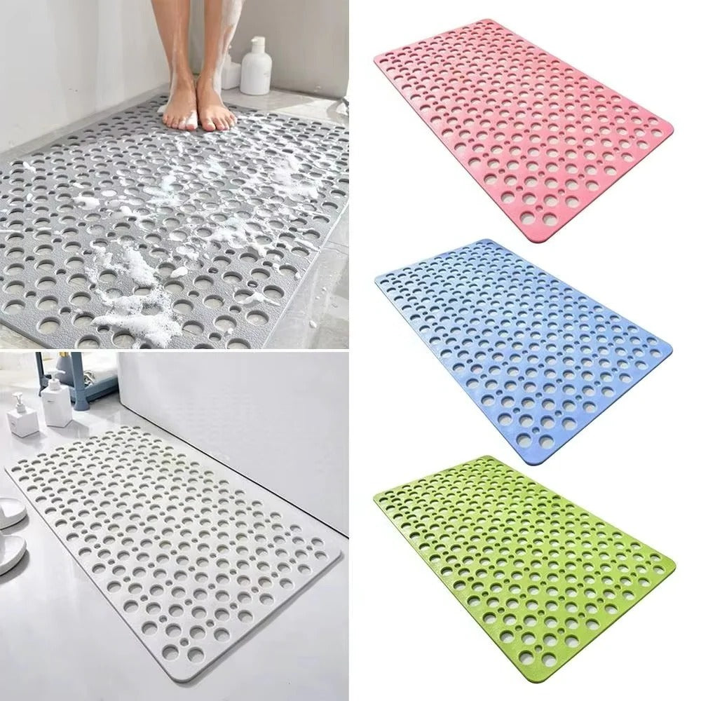Anti-Mold Shower Mat with Non-Slip Extra-Porous TPE Design