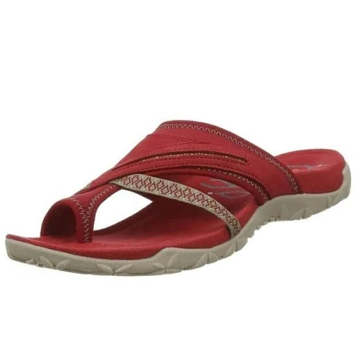 Sandals For Women Comfortable Casual Cross Strap Flip-flops