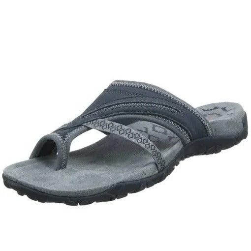 Sandals For Women Comfortable Casual Cross Strap Flip-flops