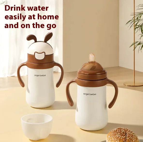 ThermoGrip - Stainless Steel Thermal Baby Bottle