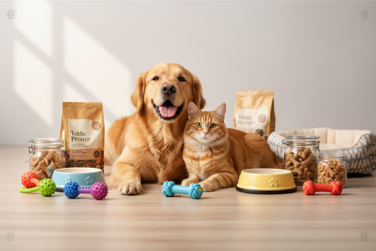 make a banner like pet products