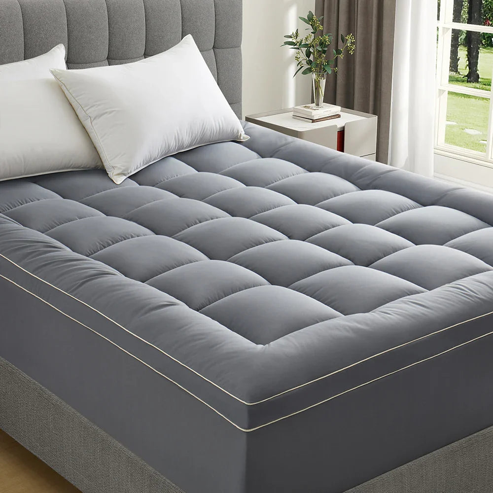 Mattress Topper — Extra-Thick Quilted, Cooling Down-Alt, Deep Pocket up to 21"