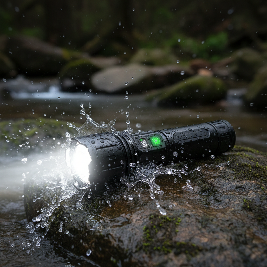 Ultra-Lumen Tactical LED Flashlight