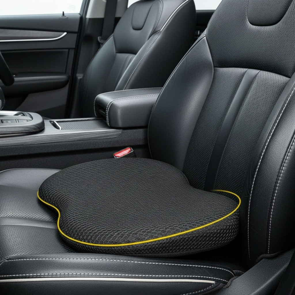 Ergonomic Car Seat Cushion – Height Boost and Comfort Support