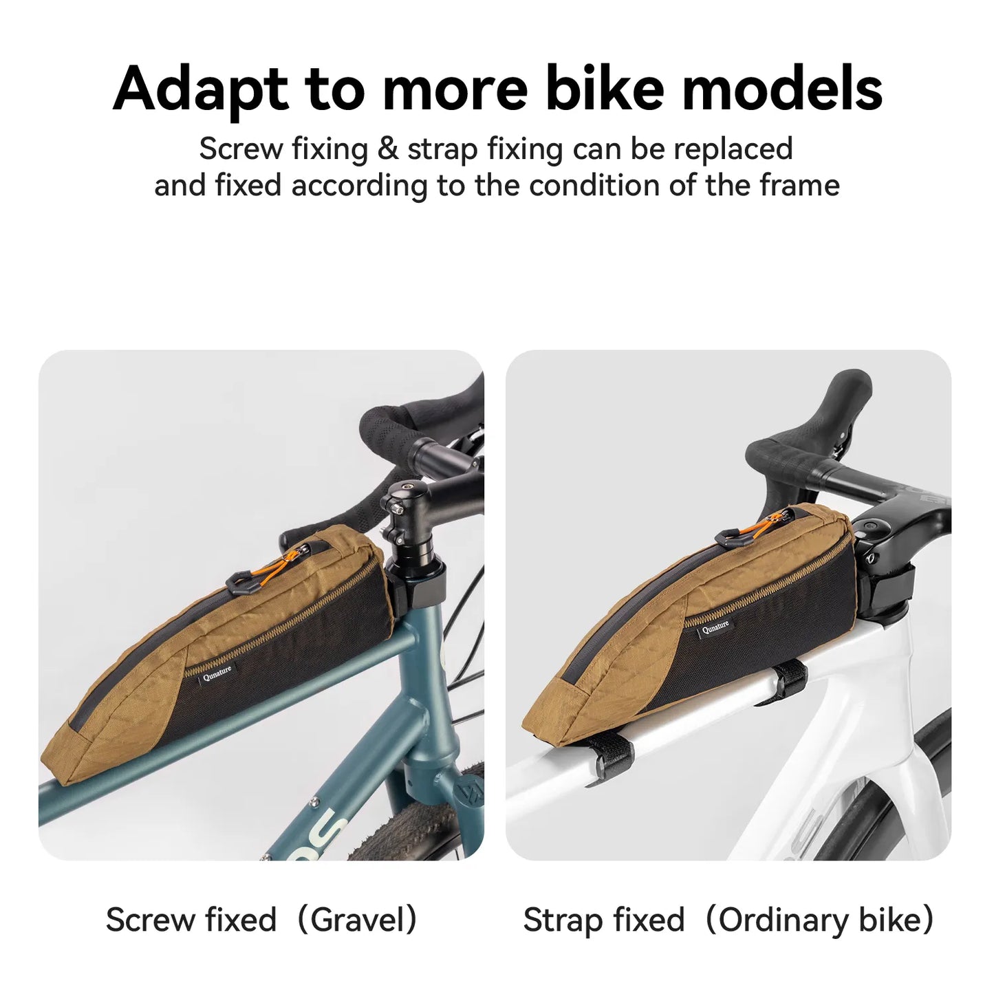 Cycling Top Tube Bag Water-repellent Front Frame Pouch for Bike Storage