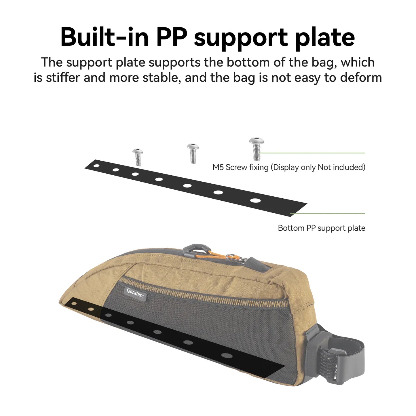 Cycling Top Tube Bag Water-repellent Front Frame Pouch for Bike Storage