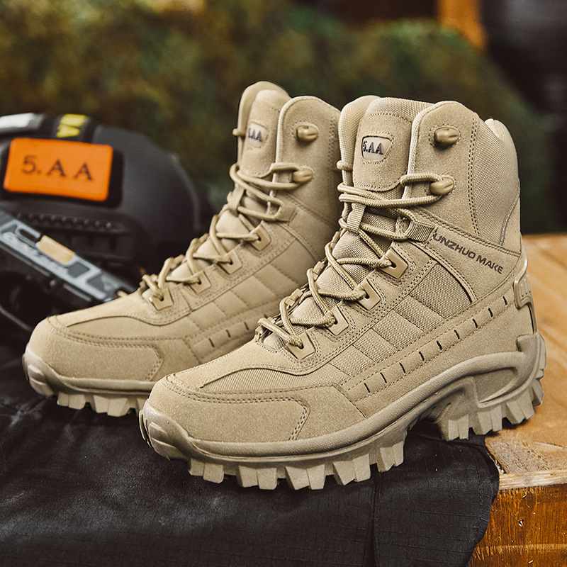 Waterproof Tactical Work Boots with Anti-Puncture – TrailForce Tactical