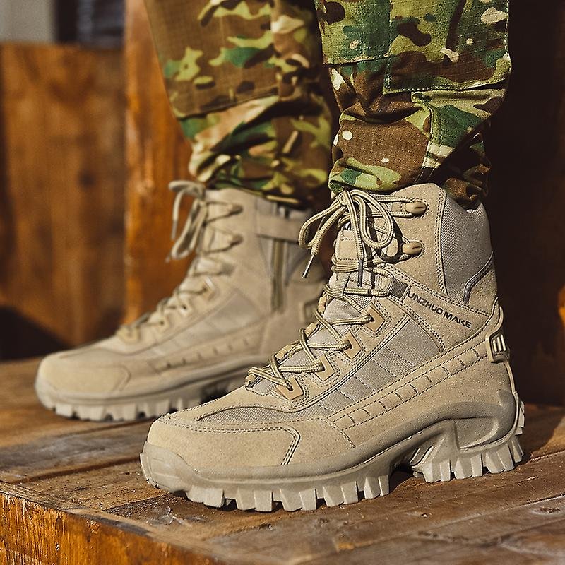 Waterproof Tactical Work Boots with Anti-Puncture – TrailForce Tactical