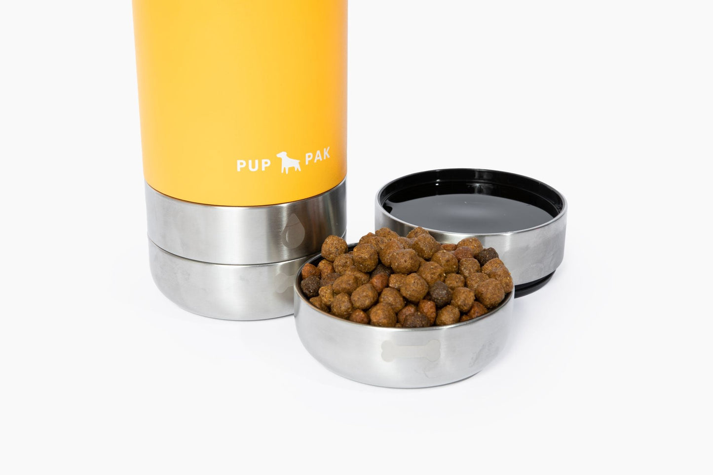 Pup Pak Dog Water Bottle with Detachable Bowls